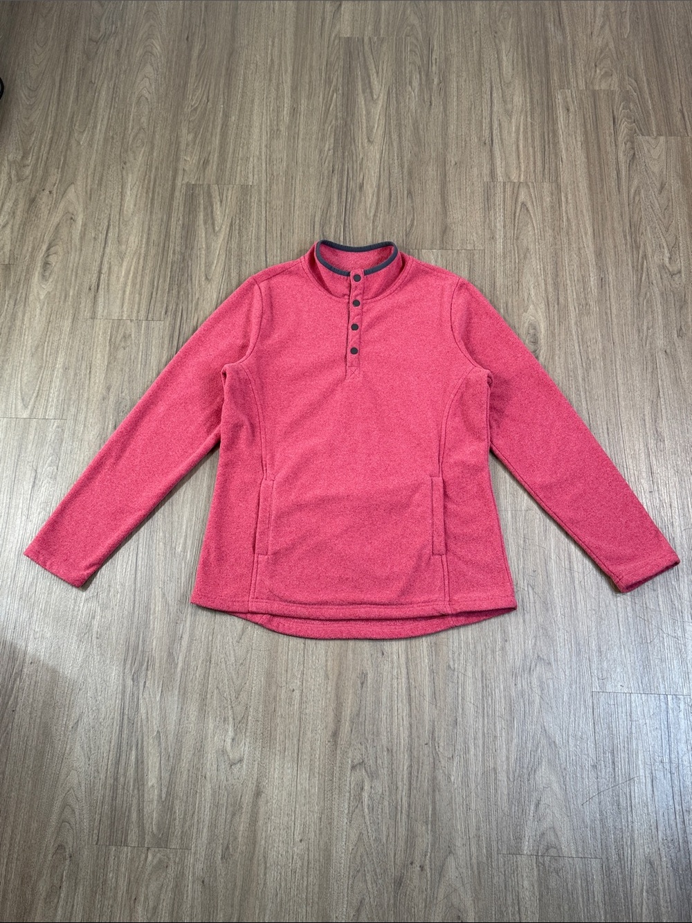 Charles River Apparel Pink Pullover Hooded Sweatshirt